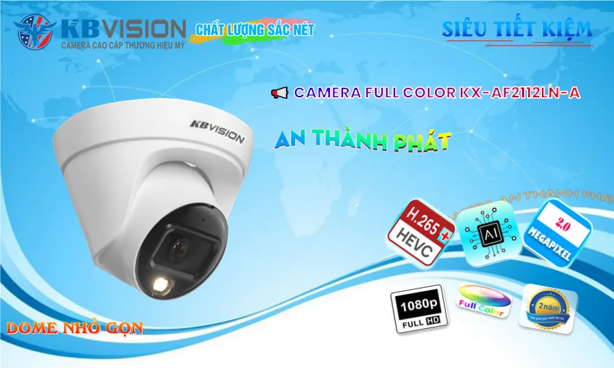 Camera Cấp Nguồ Qua Dây Mạng kết hợp khả năng Thuật toán AI deep learning phân biệt người & phương tiện KBvision KX-AF2112LN-A Mẫu Đẹp Camera Cấp Nguồ Qua Dây Mạng kết hợp khả năng Thuật toán AI deep learning phân biệt người & phương tiện KBvision KX-AF2112LN-A Mẫu Đẹp