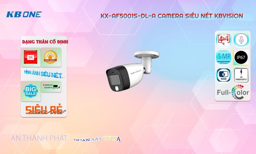 KX-AF5001S-DL-A Camera KBvision KX-AF5001S-DL-A Camera KBvision
