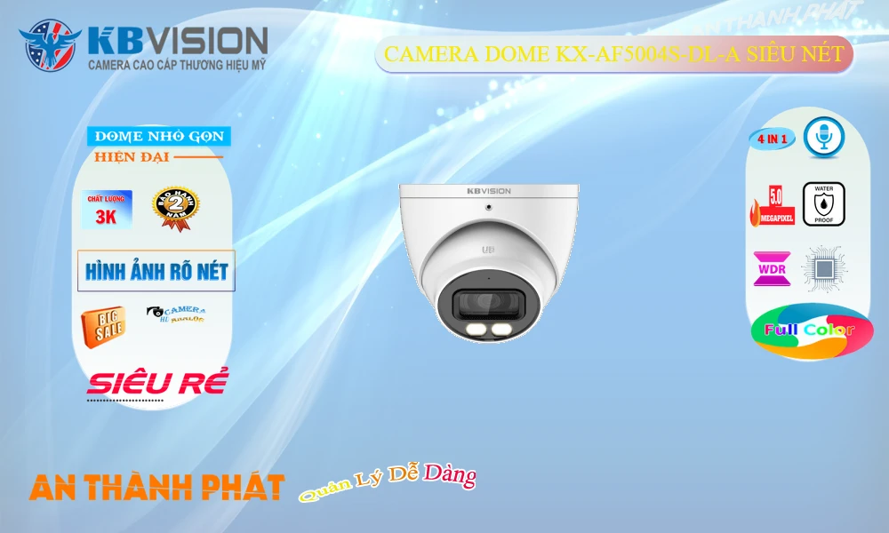 KX-AF5004S-DL-A Camera An Ninh Đang giảm giá
