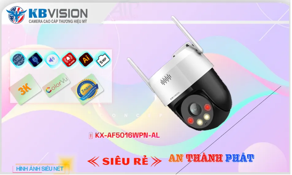KX-AF5016WPN-AL sắc nét KBvision KX-AF5016WPN-AL sắc nét KBvision