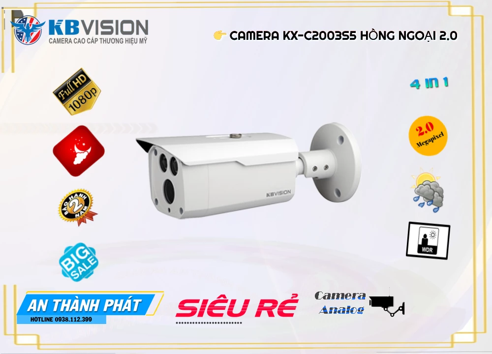 Camera KX-C2003S5 KBvision Camera KX-C2003S5 KBvision