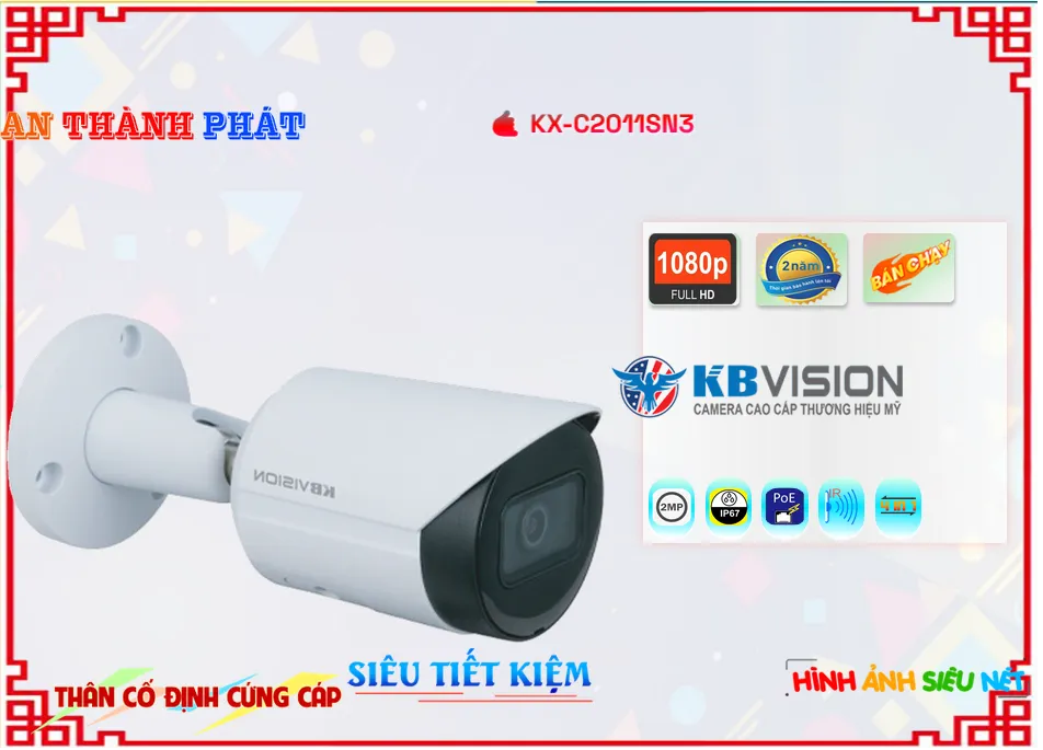 KX-C2011SN3 sắc nét KBvision KX-C2011SN3 sắc nét KBvision