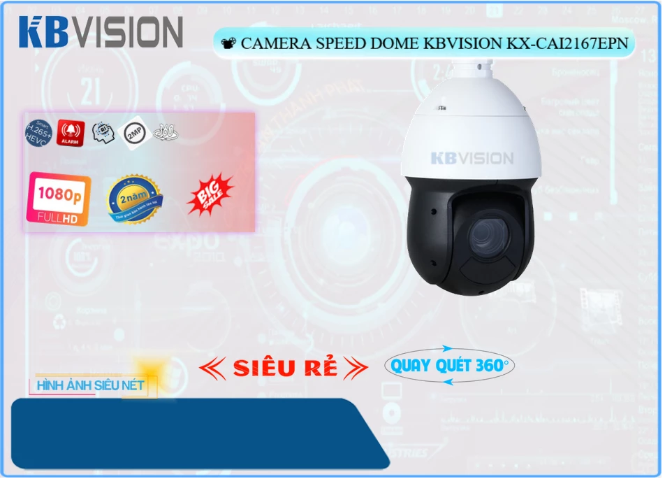 KX-CAi2167ePN sắc nét KBvision KX-CAi2167ePN sắc nét KBvision