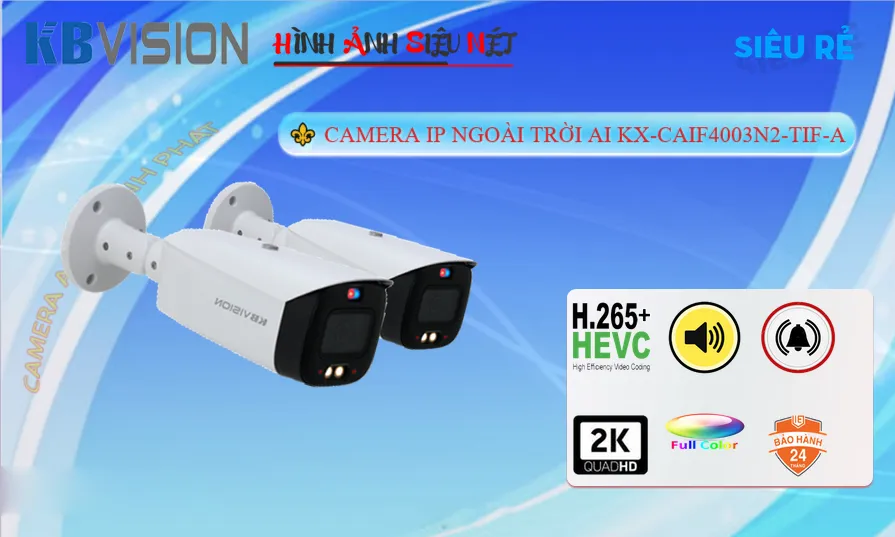 KX-CAiF4003N2-TiF-A IP với chức năng Cảm biến chuyển động chống trộm Camera Giá Rẻ KBvision