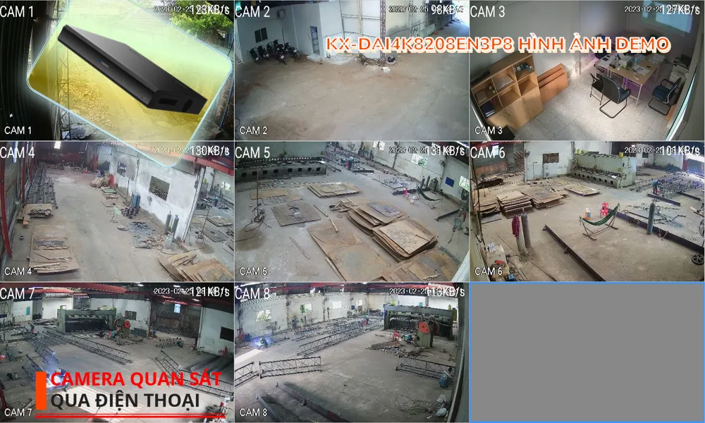 KX-DAi4K8208EN3P8 sắc nét KBvision ➠