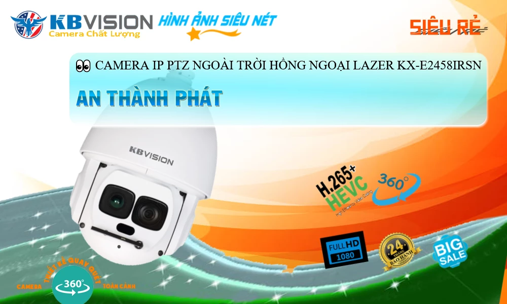 ➠  KX-E2458IRSN sắc nét KBvision