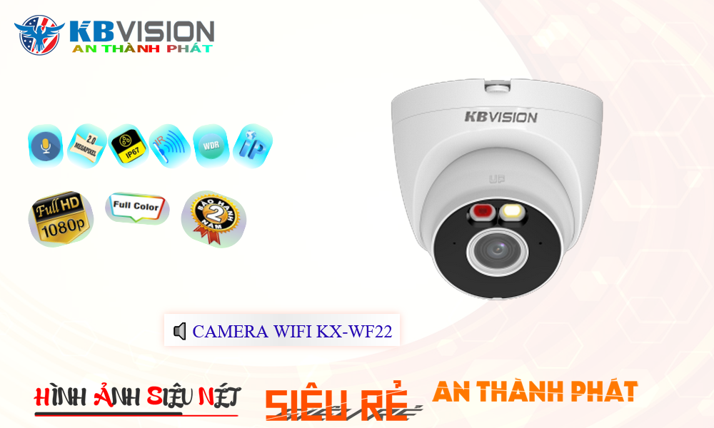 KX-WF22 sắc nét KBvision KX-WF22 sắc nét KBvision