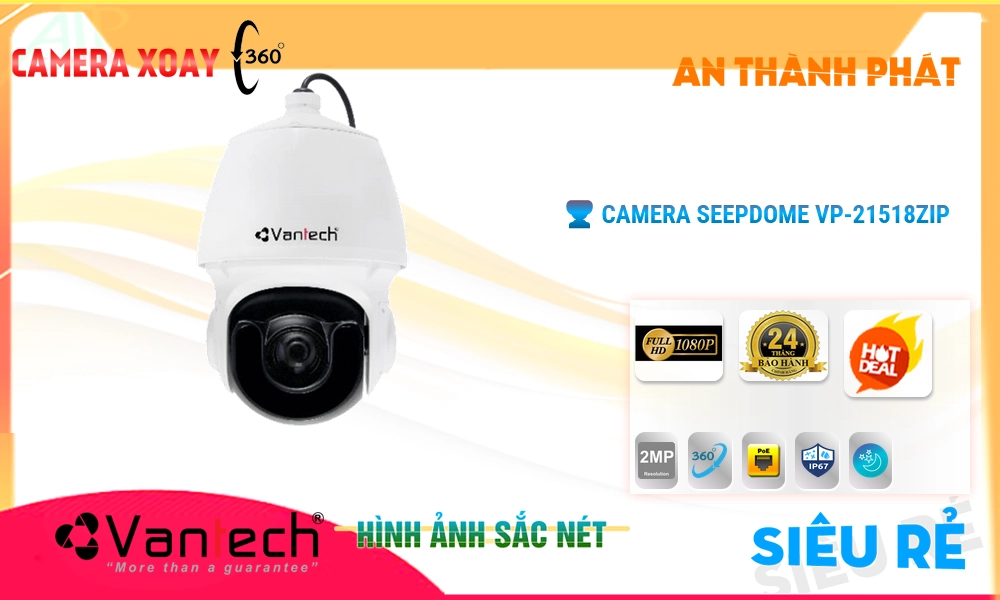 Camera Công Nghệ POE VP-21518ZIP VanTech Thiết kế Đẹp Camera Công Nghệ POE VP-21518ZIP VanTech Thiết kế Đẹp