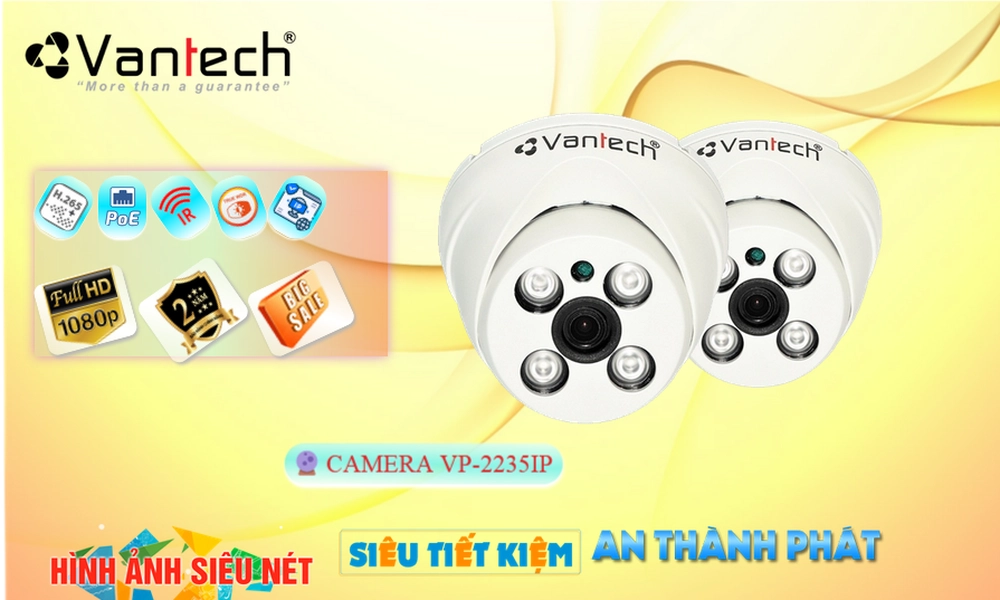 Camera Cấp Nguồ Qua Dây Mạng VP-2235IP VanTech
