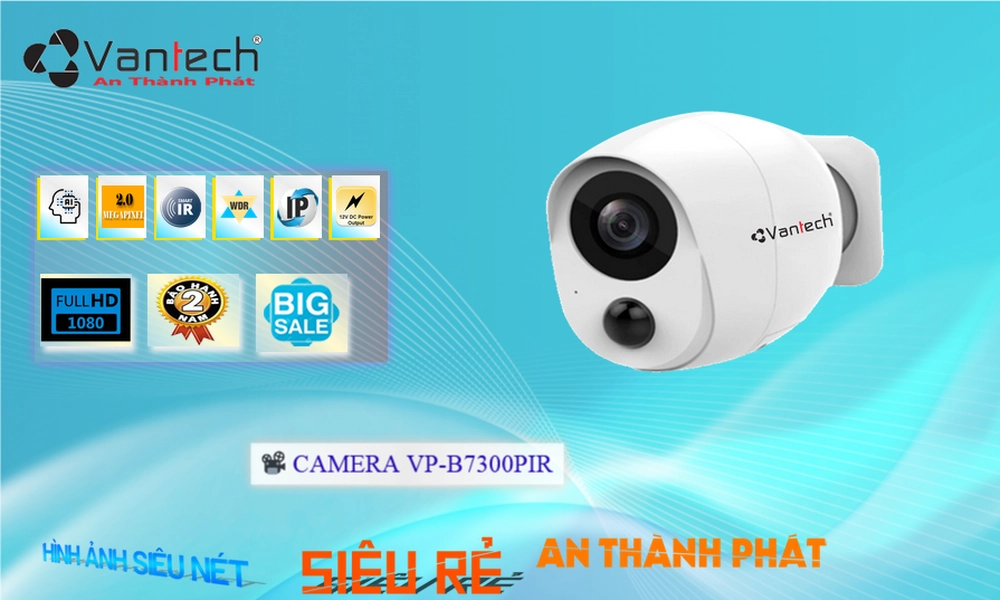 VP-B7300PIR Camera IP Không Dây VanTech