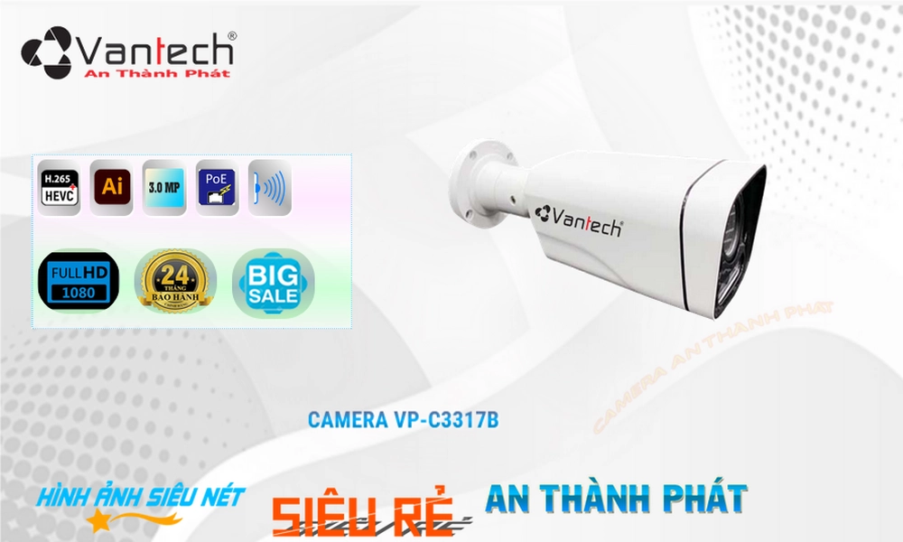 VP-C3317B Camera Công Nghệ POE VanTech VP-C3317B Camera Công Nghệ POE VanTech