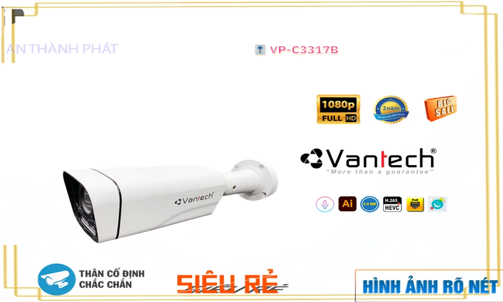VP-C3317B Camera Công Nghệ POE VanTech VP-C3317B Camera Công Nghệ POE VanTech