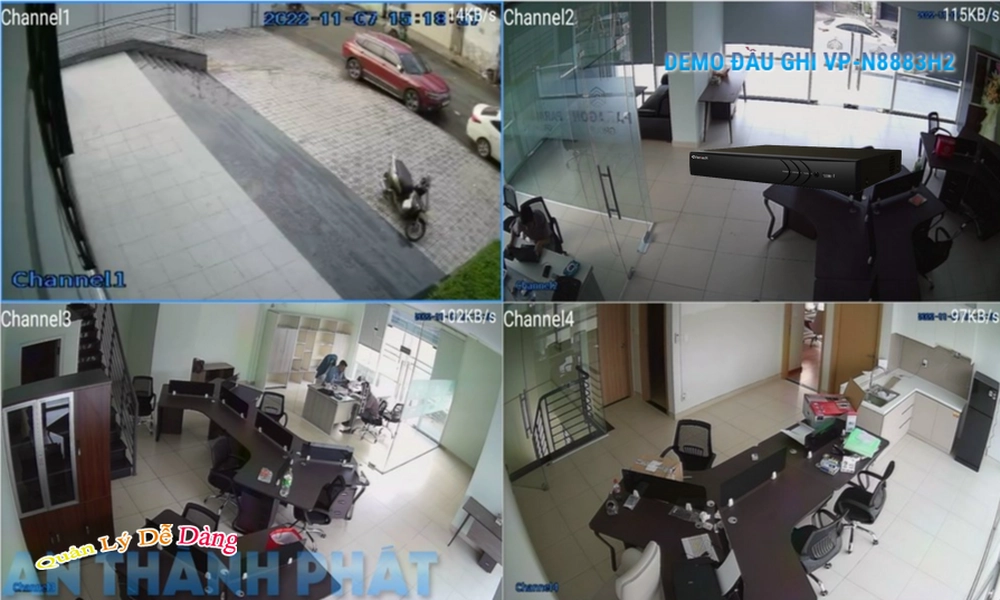 VP-N8883H2 Đầu Ghi VanTech