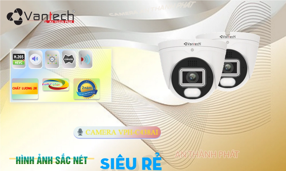 Camera VanTech VPH-C438AI Tiết Kiệm ❇ Camera VanTech VPH-C438AI Tiết Kiệm ❇