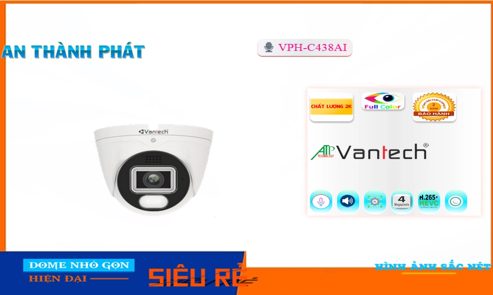 Camera VanTech VPH-C438AI Tiết Kiệm ❇ Camera VanTech VPH-C438AI Tiết Kiệm ❇