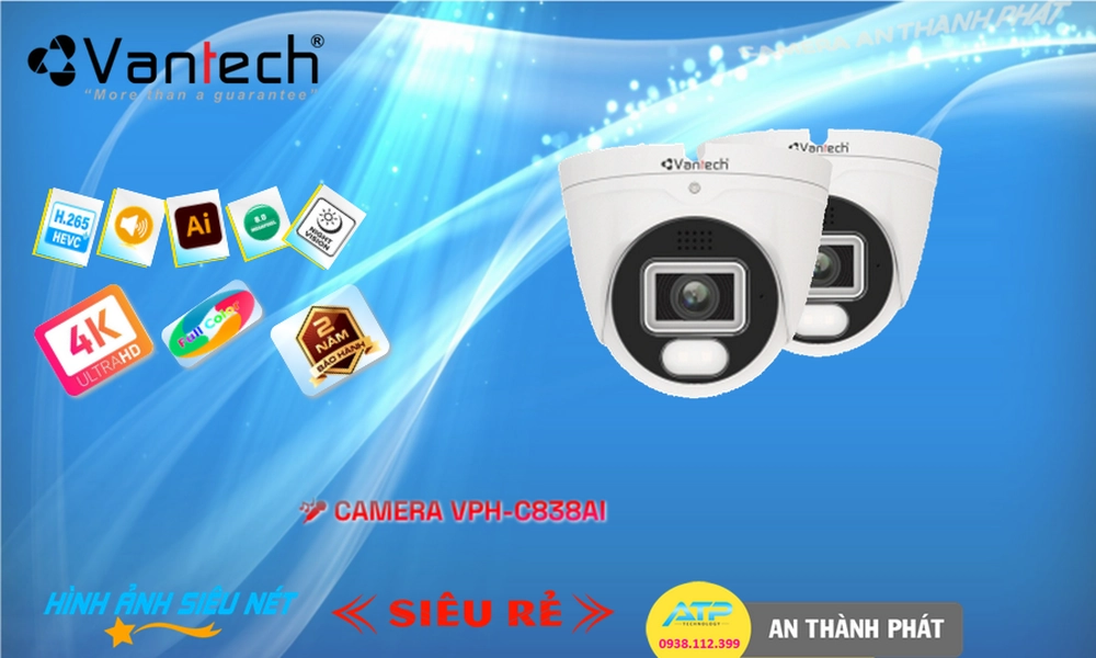 VPH-C838AI Camera IP đang khuyến mãi VanTech VPH-C838AI Camera IP đang khuyến mãi VanTech