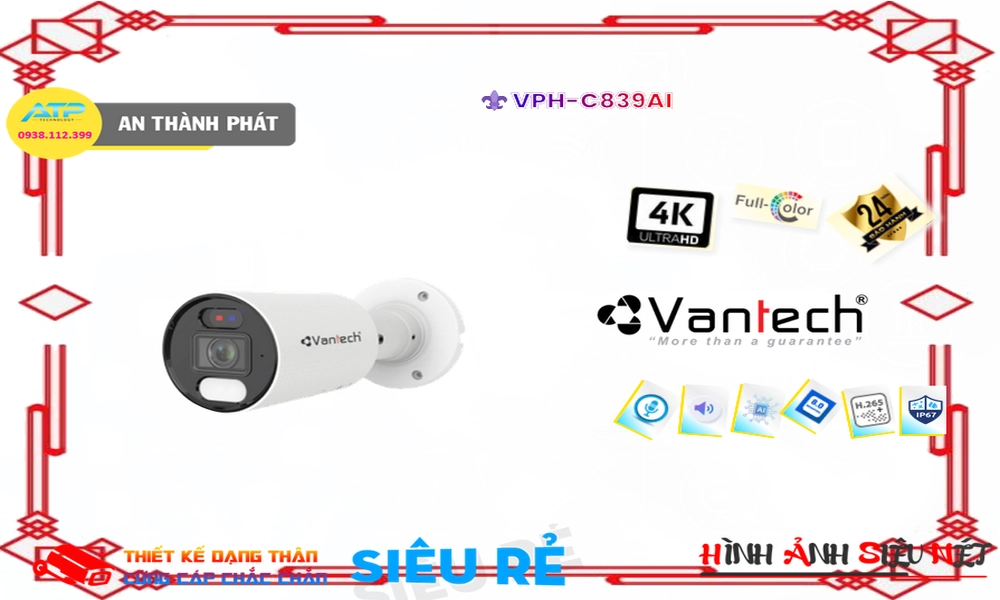 VPH-C839AI Hình Ảnh Đẹp VanTech VPH-C839AI Hình Ảnh Đẹp VanTech