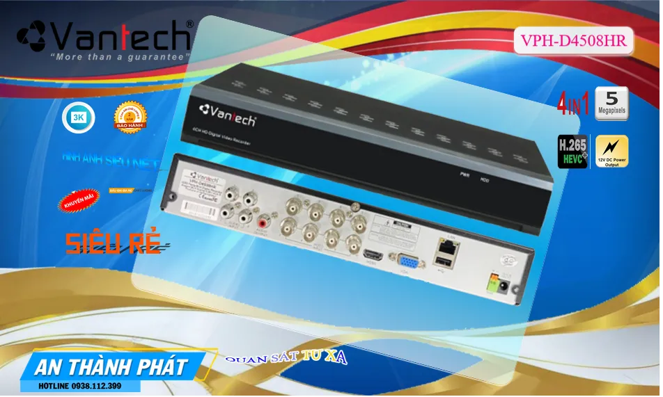 Đầu ghi VPH-D4508HR VanTech Đầu ghi VPH-D4508HR VanTech