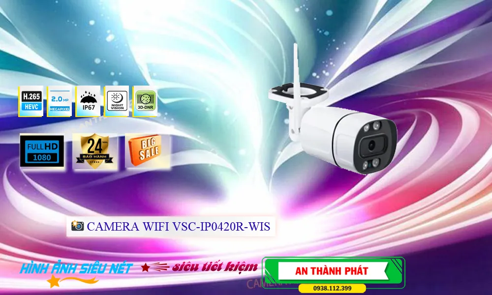 Camera Visioncop VSC-IP0420R-WIS