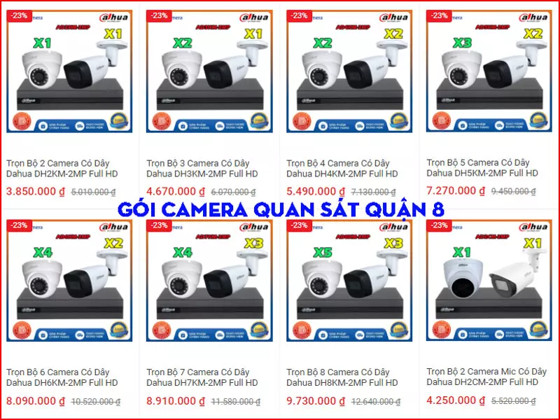 Công Ty Lắp Camera Quận 8 Giá Rẻ