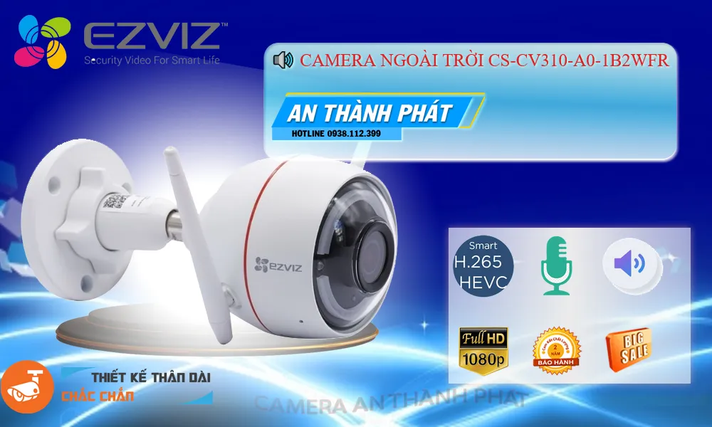 Điểm nổi bật camera Ezviz CS-CV310