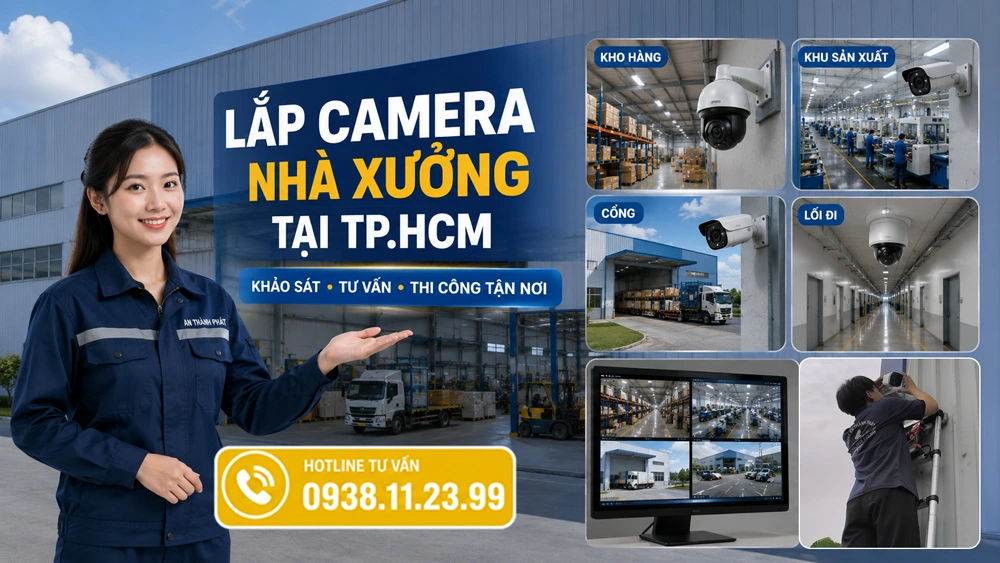 dịch vụ lắp đặt camera quan sát nhà xưởng chất lượng cao