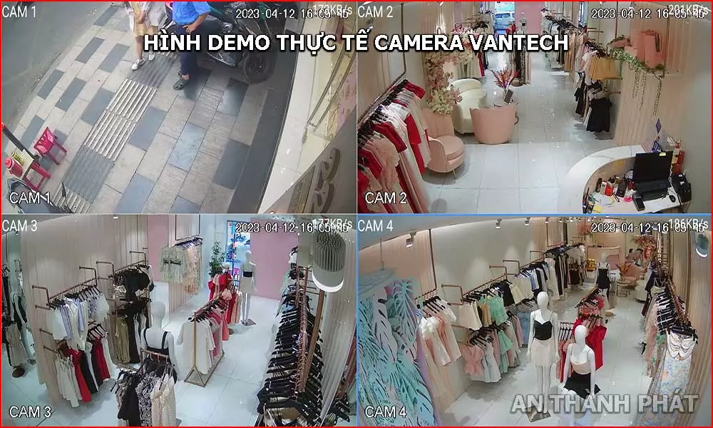 hình ảnh demo camera hiển thị sắc nét, hinh ảnh chân thực đến từng chi tiết 