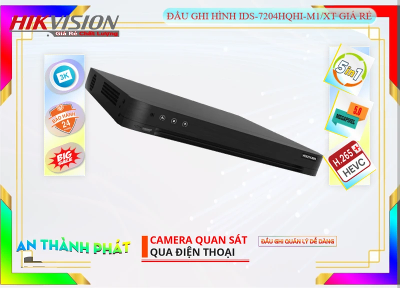 iDS-7204HQHI-M1/XT Hikvision Chất Lượng iDS-7204HQHI-M1/XT Hikvision Chất Lượng
