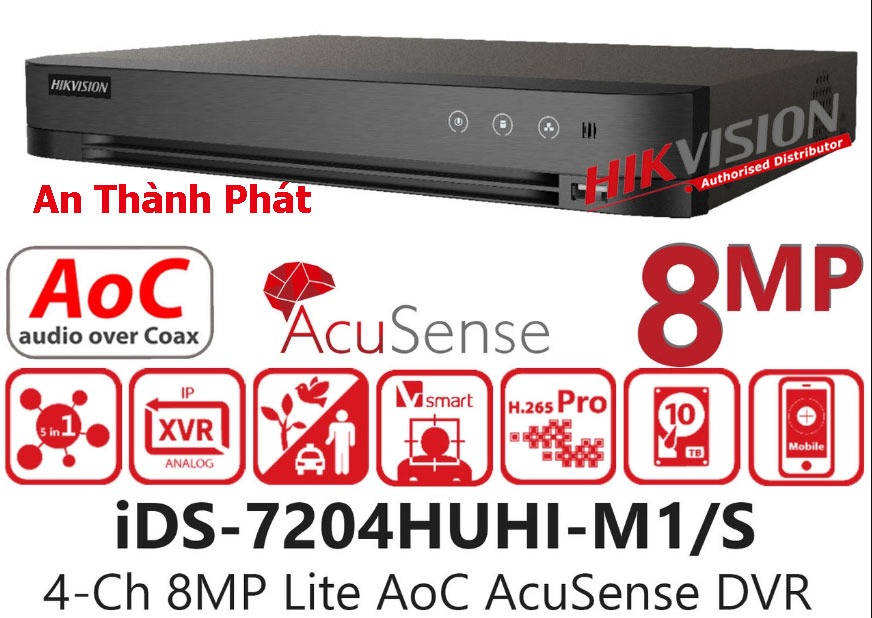 iDS-7204HUHI-M1/FA đầu ghi hình camera ultra 4k