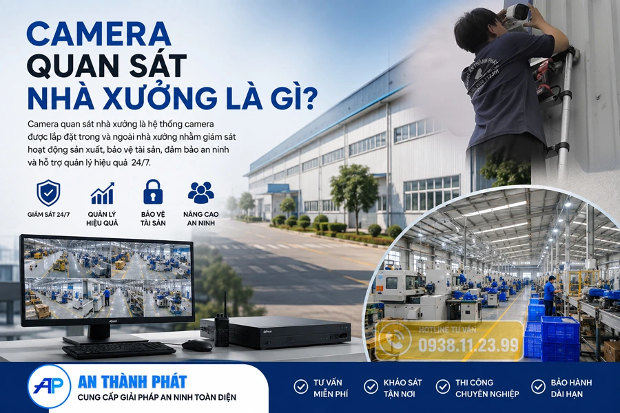 camera quan sát nhà xưởng là gì 
