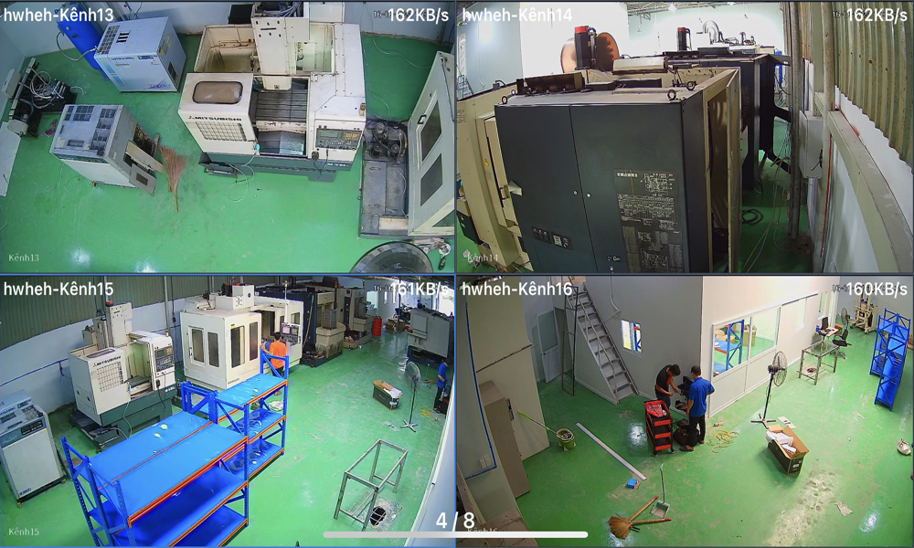 Bộ Camera Quan Sát Xưởng Đóng Gói Sản Phẩm