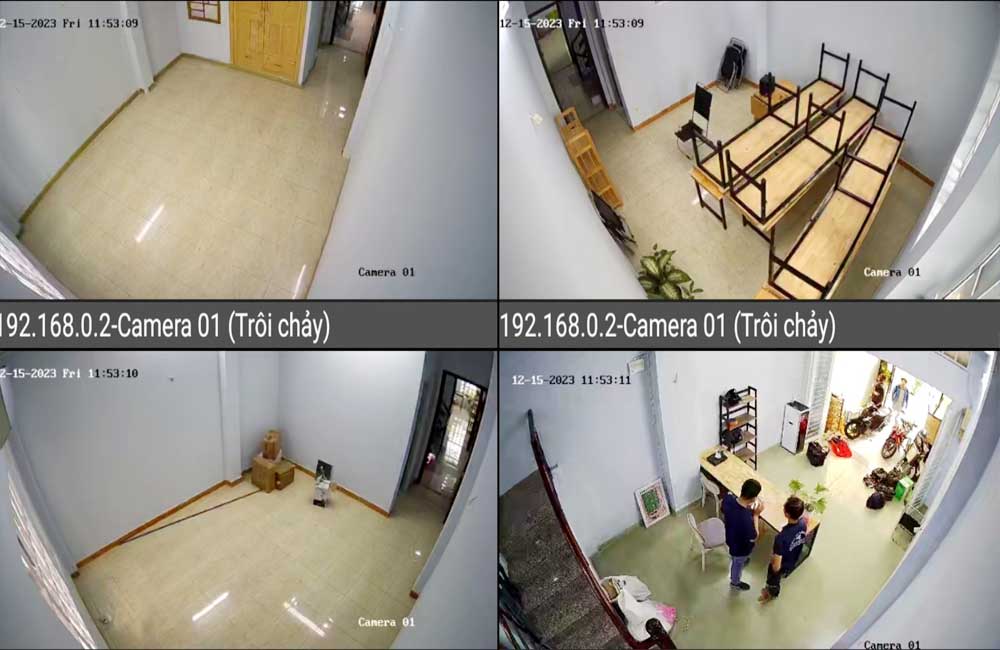 Trọn Gói 4 Mắt Camera An Ninh Chợ