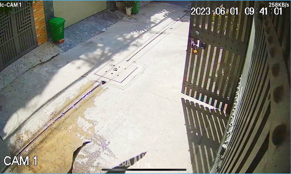 Hình  Camera quan sát  thực tế  giám sát sắc nét đến 2.0 MP của bộ Lắp Camera Gia Đình Chính Hãng Trọn Bộ sử dụng mã DH-HAC-HDW1200TQP-A-VN