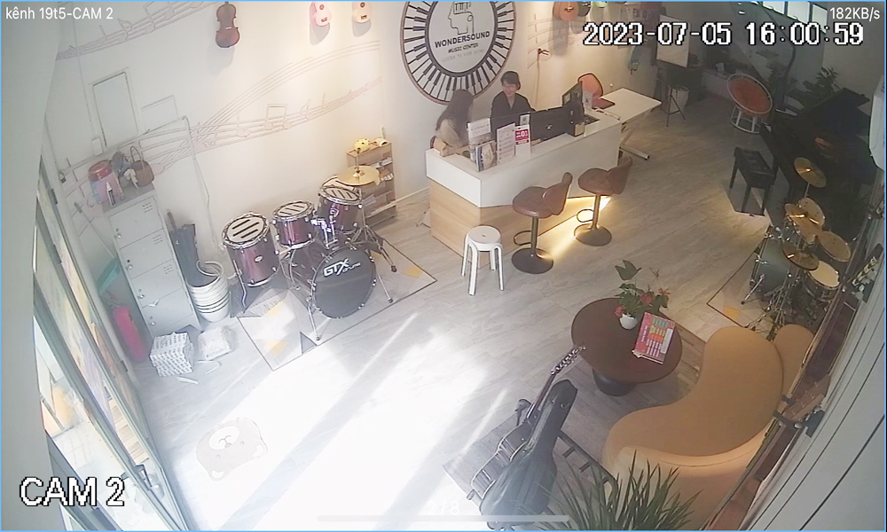 Hình  Camera  thực tế  Chất Lượng Hình  2.0 MP FULL HD 1080P  Sắc nét tiết kiệm chi phí  của bộ Lắp Đặt Camera Cho Cửa Hàng Xe Đạp sử dụng mã DH-IPC-HFW2241S-S